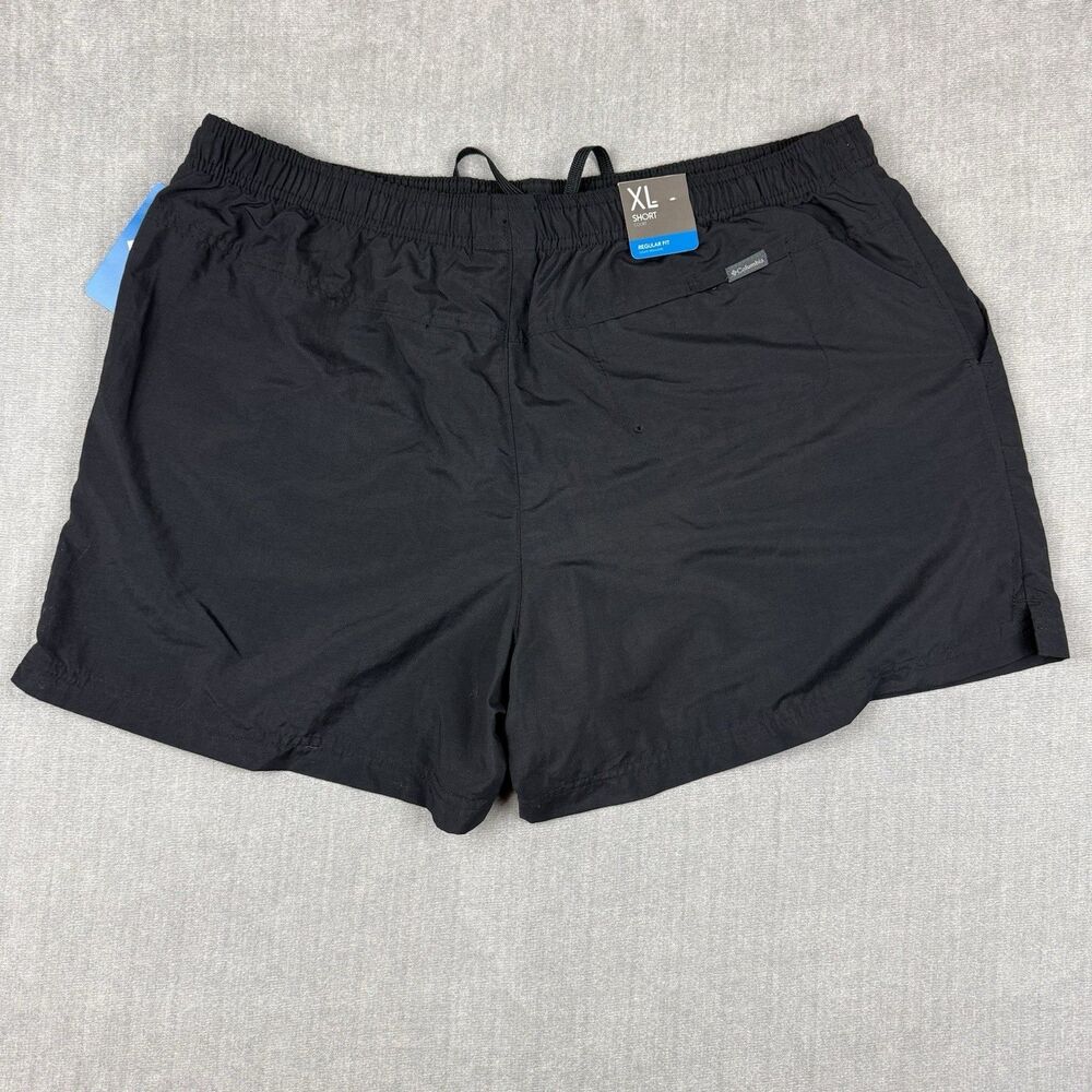 Columbia Shorts Women’s XL Black Nylon Outdoor Court 4.5” Inseam Drawstring - Picture 2 of 10